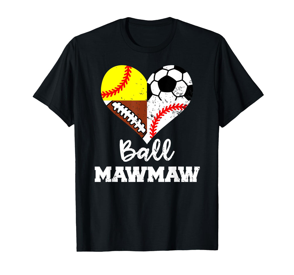 Ball Mawmaw Soccer Football Baseball T-Shirt - Streetwear Style Unisex