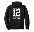 Just Who Loves 12 Years Soccer 12Th Hoodie - Custom Art Print for Adults