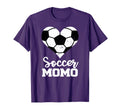 Soccer Momo Funny Soccer Heart Grandma T-Shirt - Streetwear Style Unisex