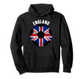England Football Fan Soccer Game Player Hoodie - Aesthetic Graphic Unisex