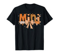 Mini Pumpkin Fall Coquette Bow T-Shirt - Fun Novelty Design Unisex