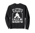 My Favorite Hockey Goalie Aunt Hockey Sweatshirt - Graphic Print Men Women