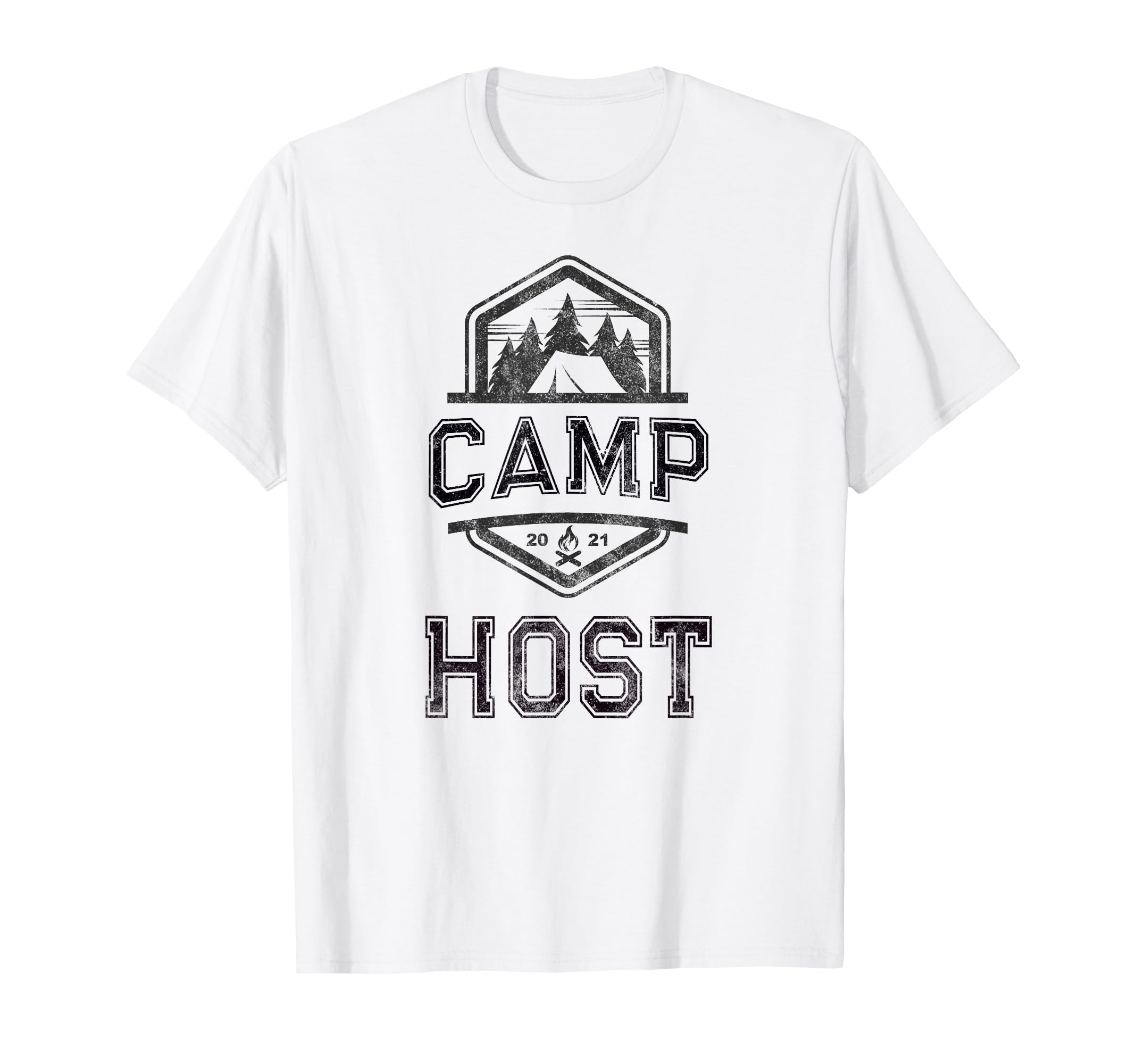 Camp Host Campground Staff Campsite T-Shirt - Aesthetic Graphic Men Women
