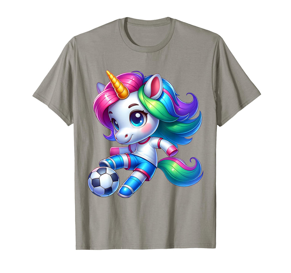 Footballer Unicorn Fans Soccer Team T-Shirt - Streetwear Style Men Women