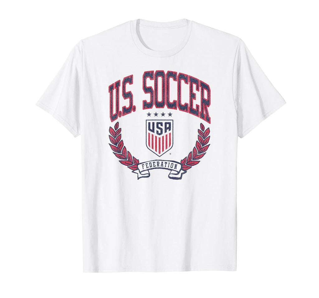 U S Soccer Victory White Uswnt T-Shirt - Unique Graphic for Adults