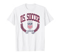 U S Soccer Victory White Uswnt T-Shirt - Unique Graphic for Adults