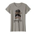 Gammy Life Grandma Messy Bun Gammy T-Shirt - Casual Everyday Wear Unisex