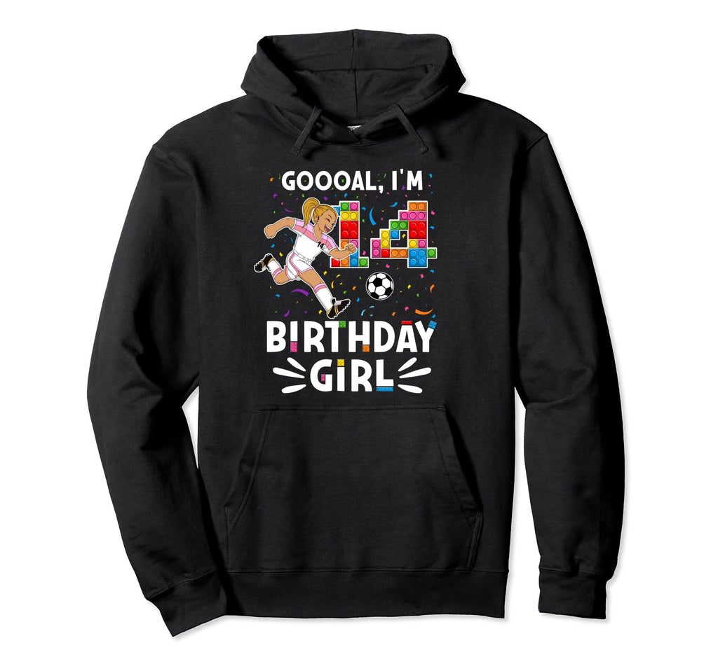 Goooal Im 14 I Building Blocks I 14Th Hoodie - Unique Graphic Men Women