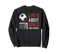 Funny Soccer Lover Teen Soccer Player Sweatshirt - Custom Art Print Unisex