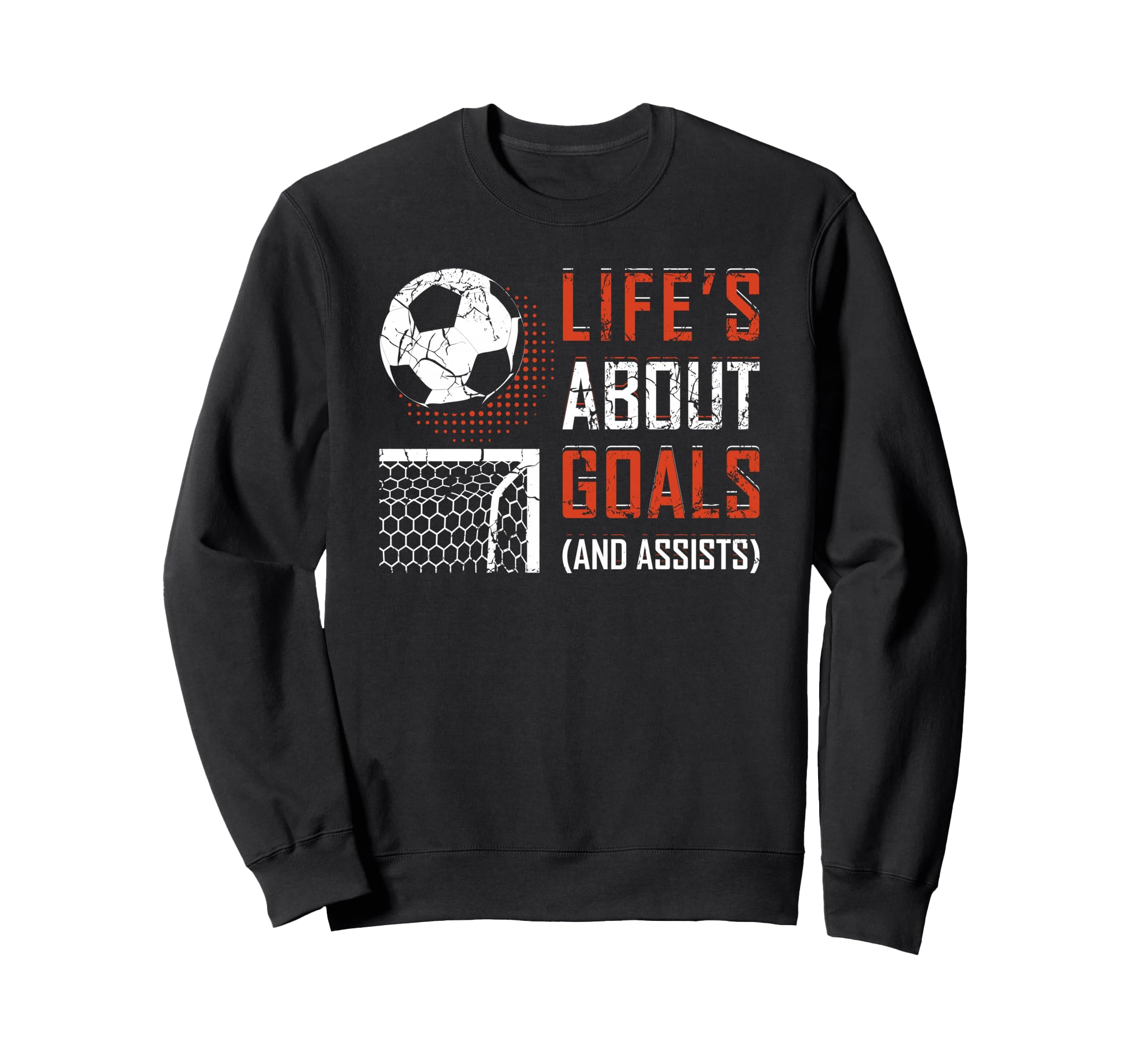 Funny Soccer Lover Teen Soccer Player Sweatshirt - Custom Art Print Unisex