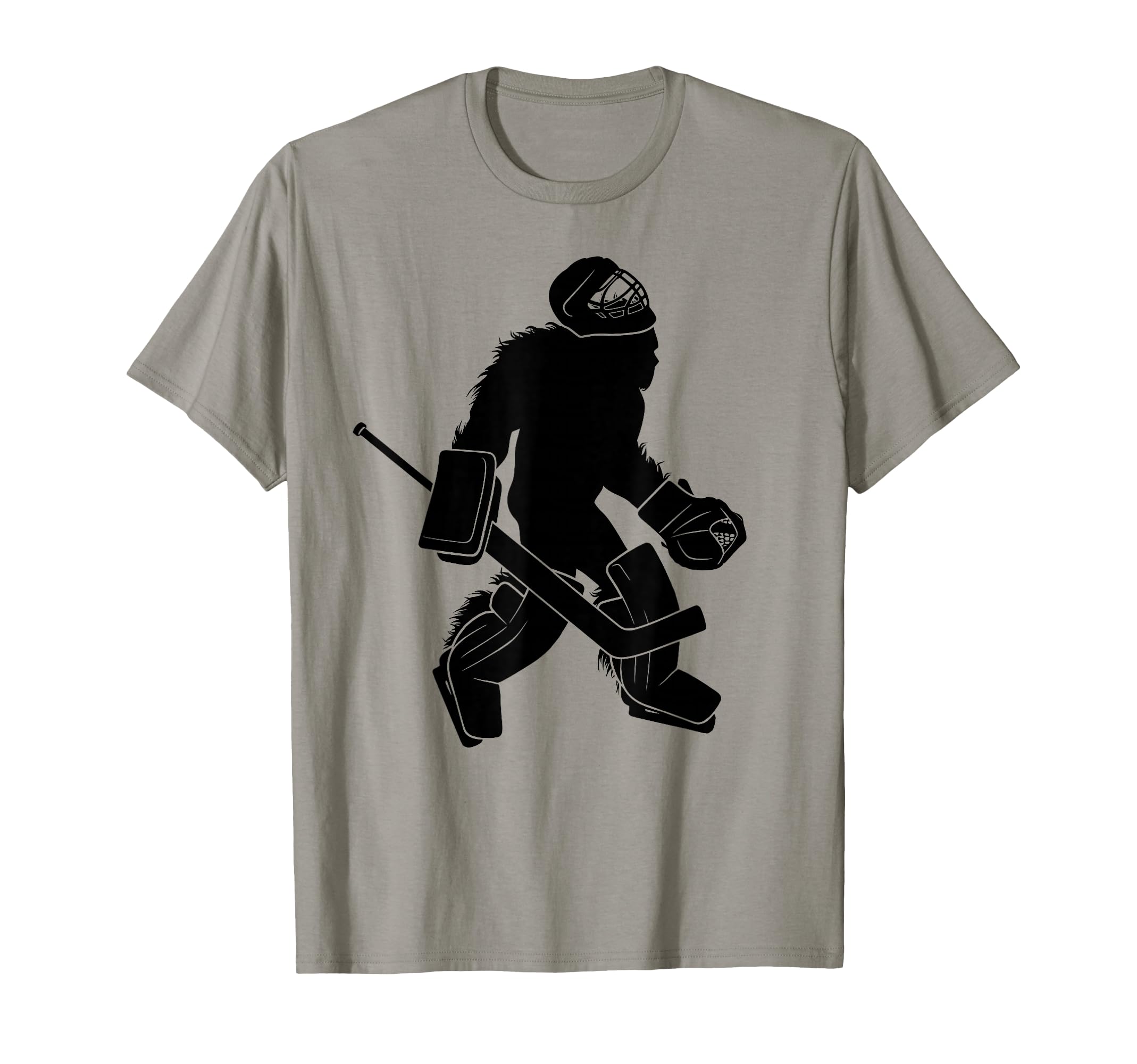 Hockey Goalie Bigfoot Goalkeeper Sasquatch T-Shirt - Trendy Graphic Unisex