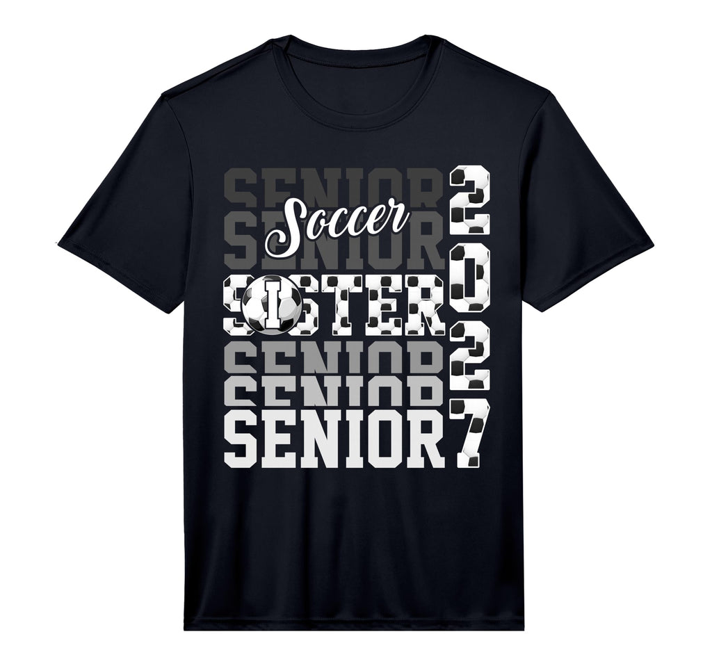 Senior 2027 Soccer Sister Proud Family T-Shirt - Aesthetic Graphic Unisex