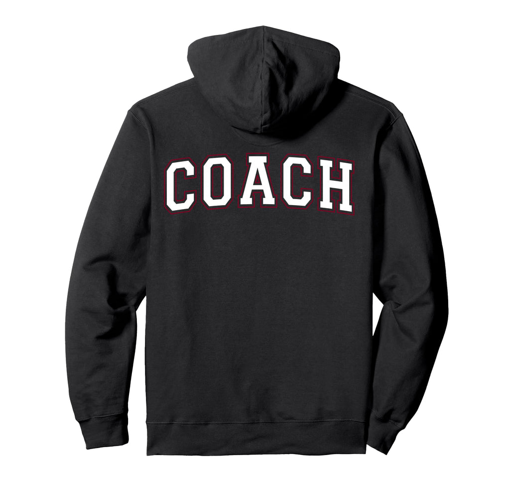 Coach Sports Trainer Varsity White And Hoodie - Unique Graphic Men Women