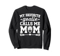 Proud Lacrosse Goalkeeper Mom Sweatshirt - Minimalist Print Unisex