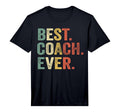 Mens Best Coach Ever Gifts Funny T-Shirt - Minimalist Print Men Women