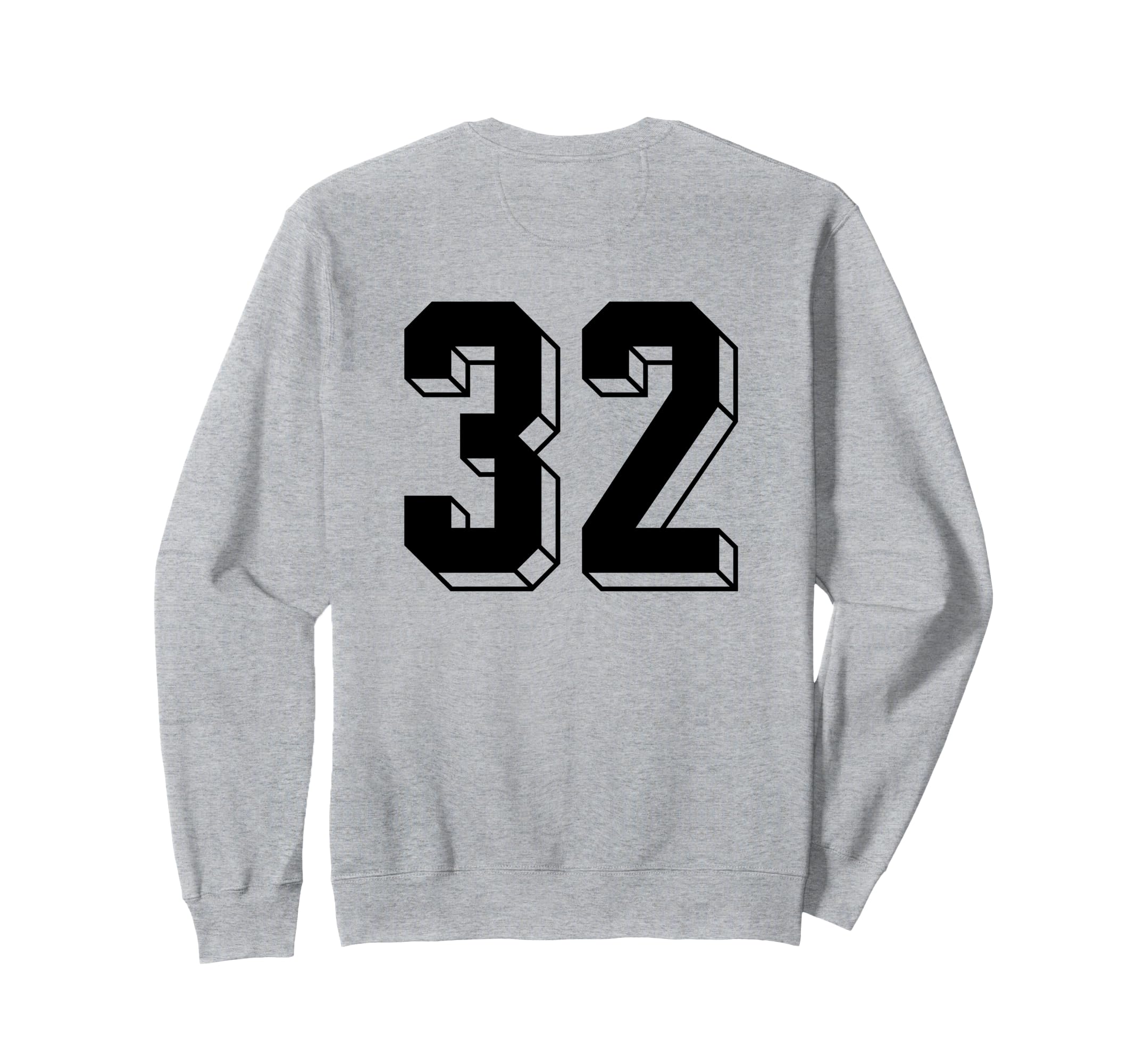 Number 32 Backside 80S 90S Team Sweatshirt - Streetwear Style Men Women