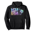 Soccer Life Is About Goals Assists Funny Hoodie - Custom Art Print Unisex