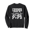 Ice Hockey Keeper Pops Ice Hockey Sweatshirt - Trendy Graphic Unisex