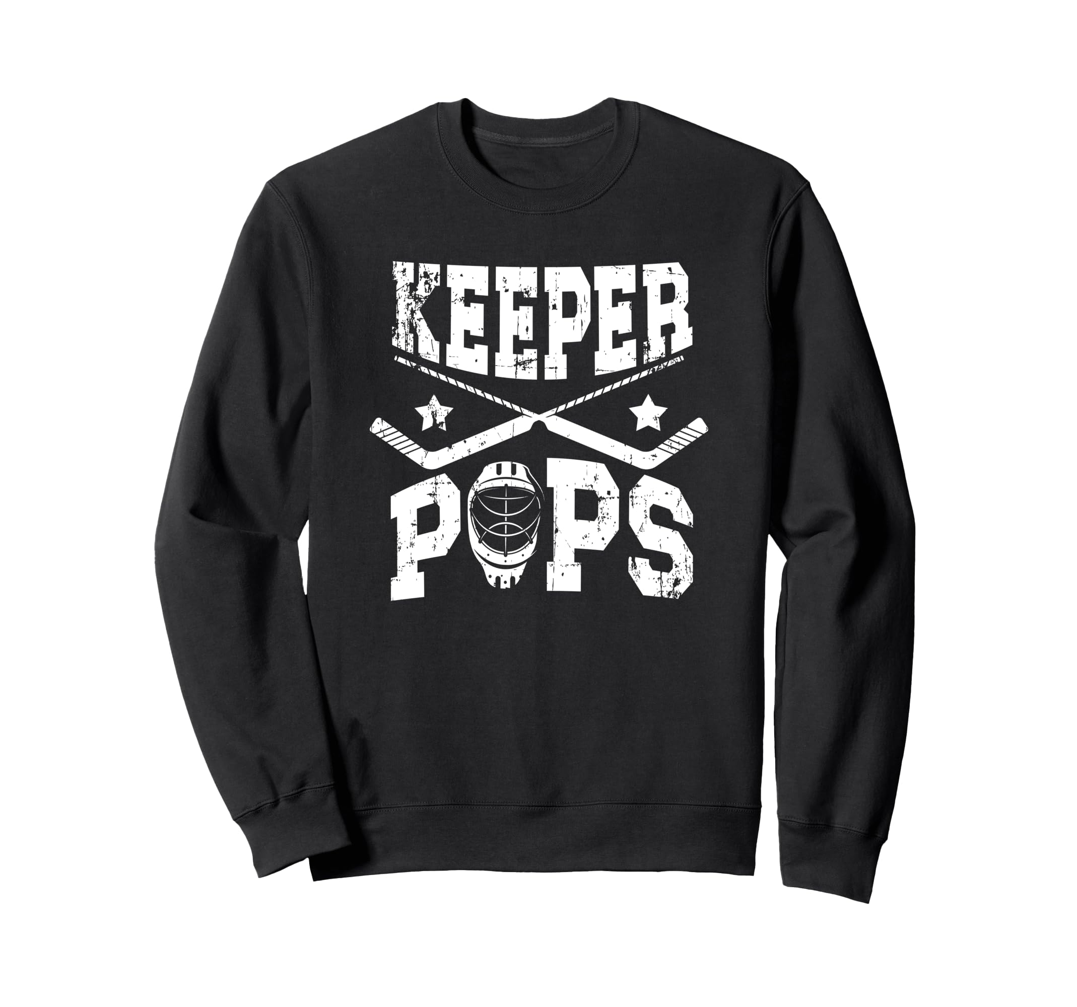 Ice Hockey Keeper Pops Ice Hockey Sweatshirt - Trendy Graphic Unisex