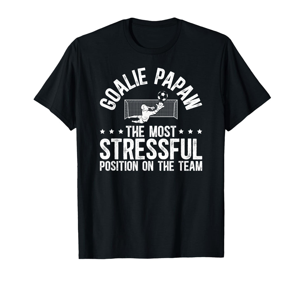 Soccer Goalie Papaw Definition Soccer T-Shirt - Trendy Graphic for Adults