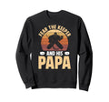 Fear Hockey Keeper Papa Ice Sweatshirt - Fun Novelty Design Men Women
