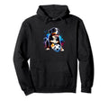 Bernese Mountain Dog Soccer Ball Champion Hoodie - Minimalist Print Unisex