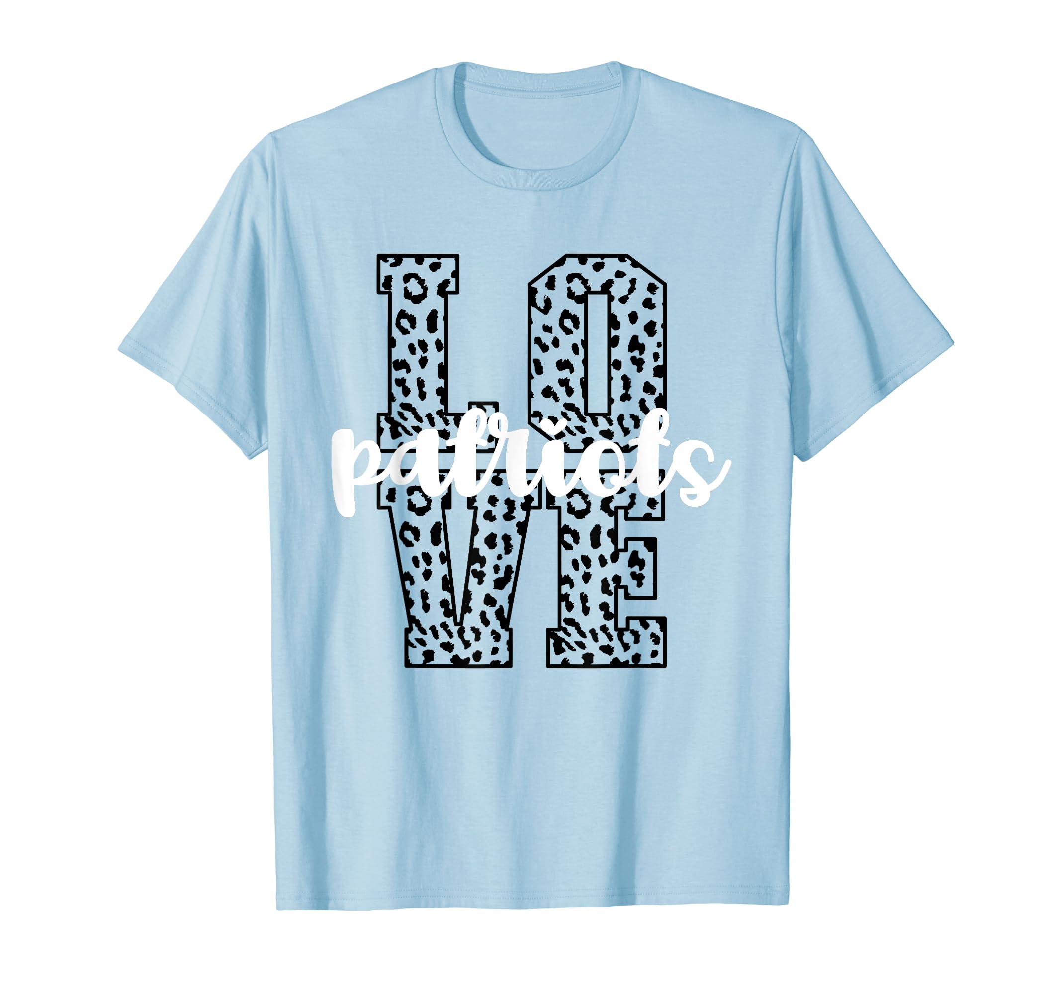 Patriots Love Team Mascot School T-Shirt - Aesthetic Graphic Men Women