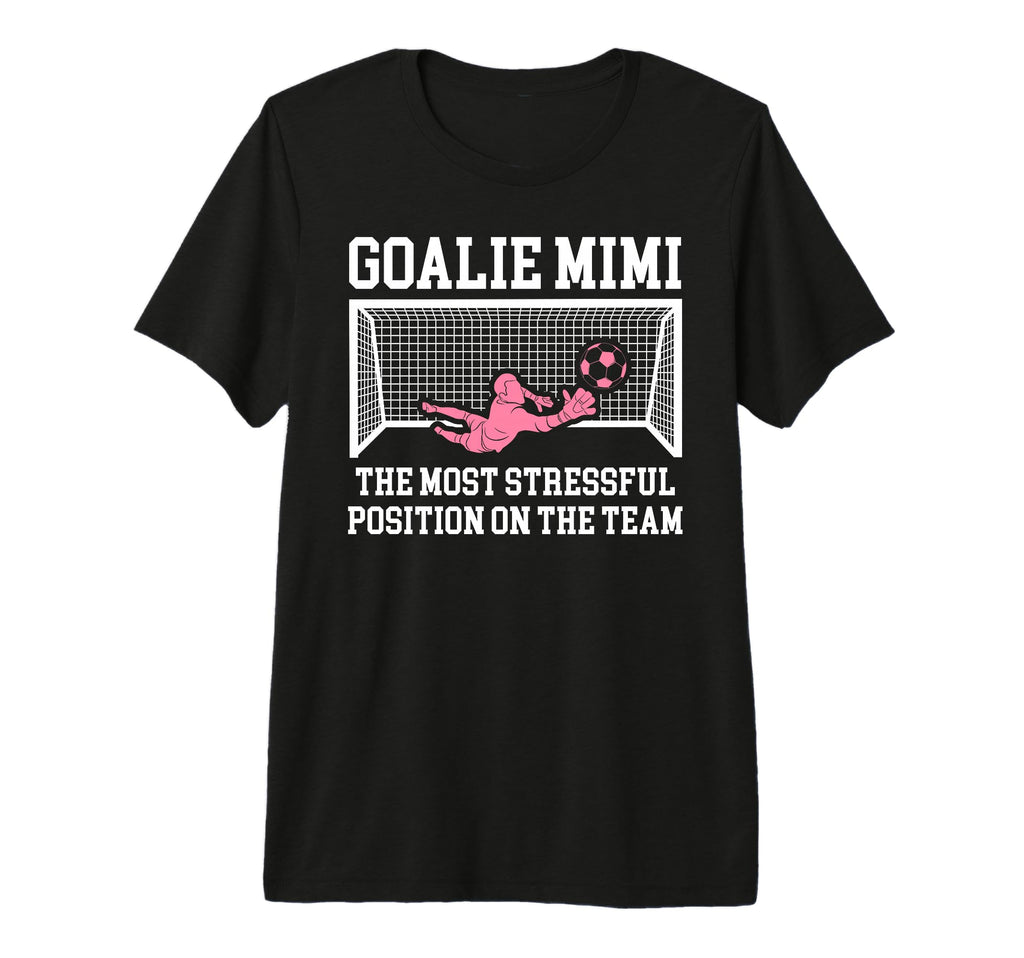 Funny Soccer Goalie Mimi Soccer T-Shirt - Custom Art Print for Adults