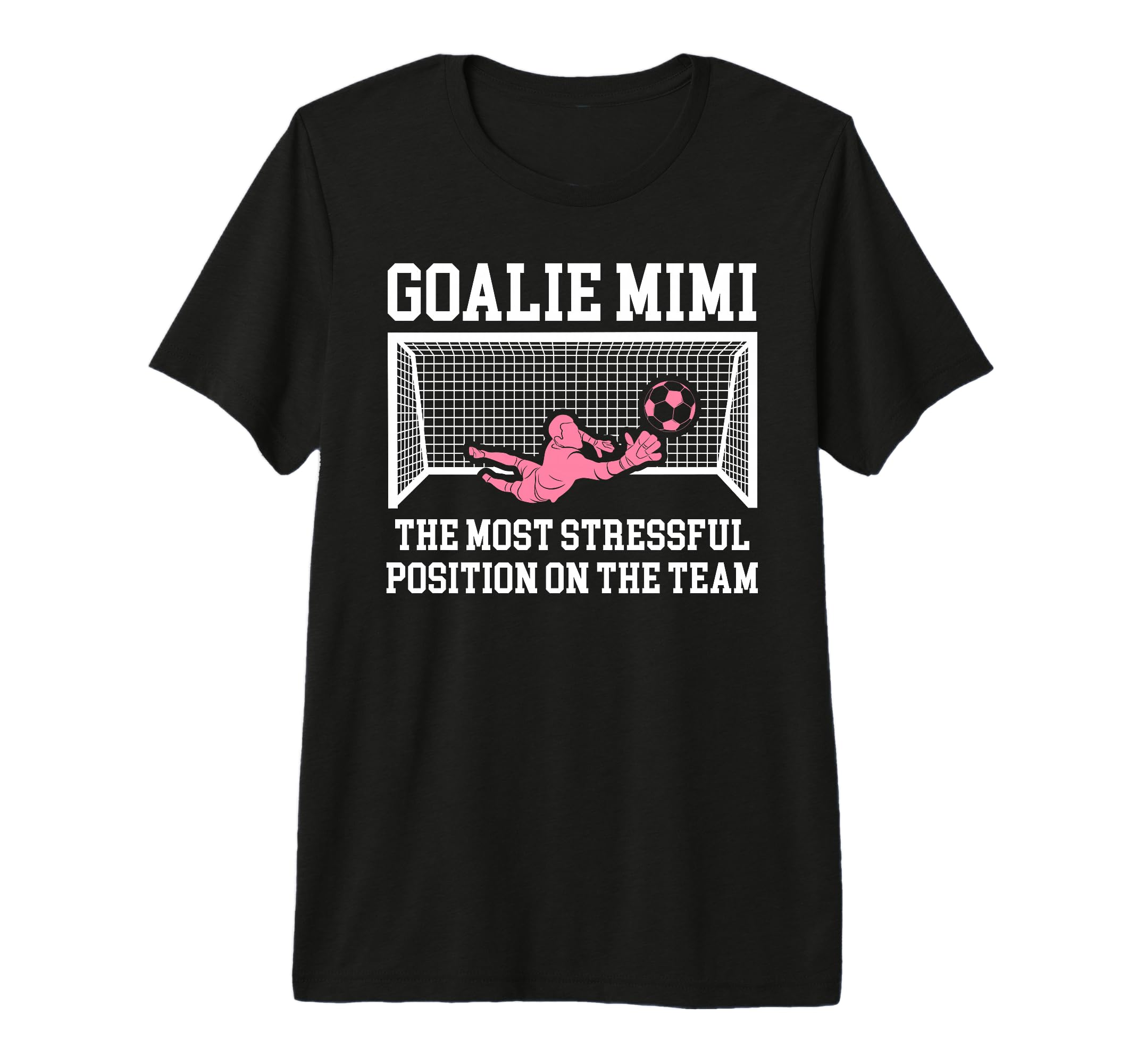 Funny Soccer Goalie Mimi Soccer T-Shirt - Custom Art Print for Adults
