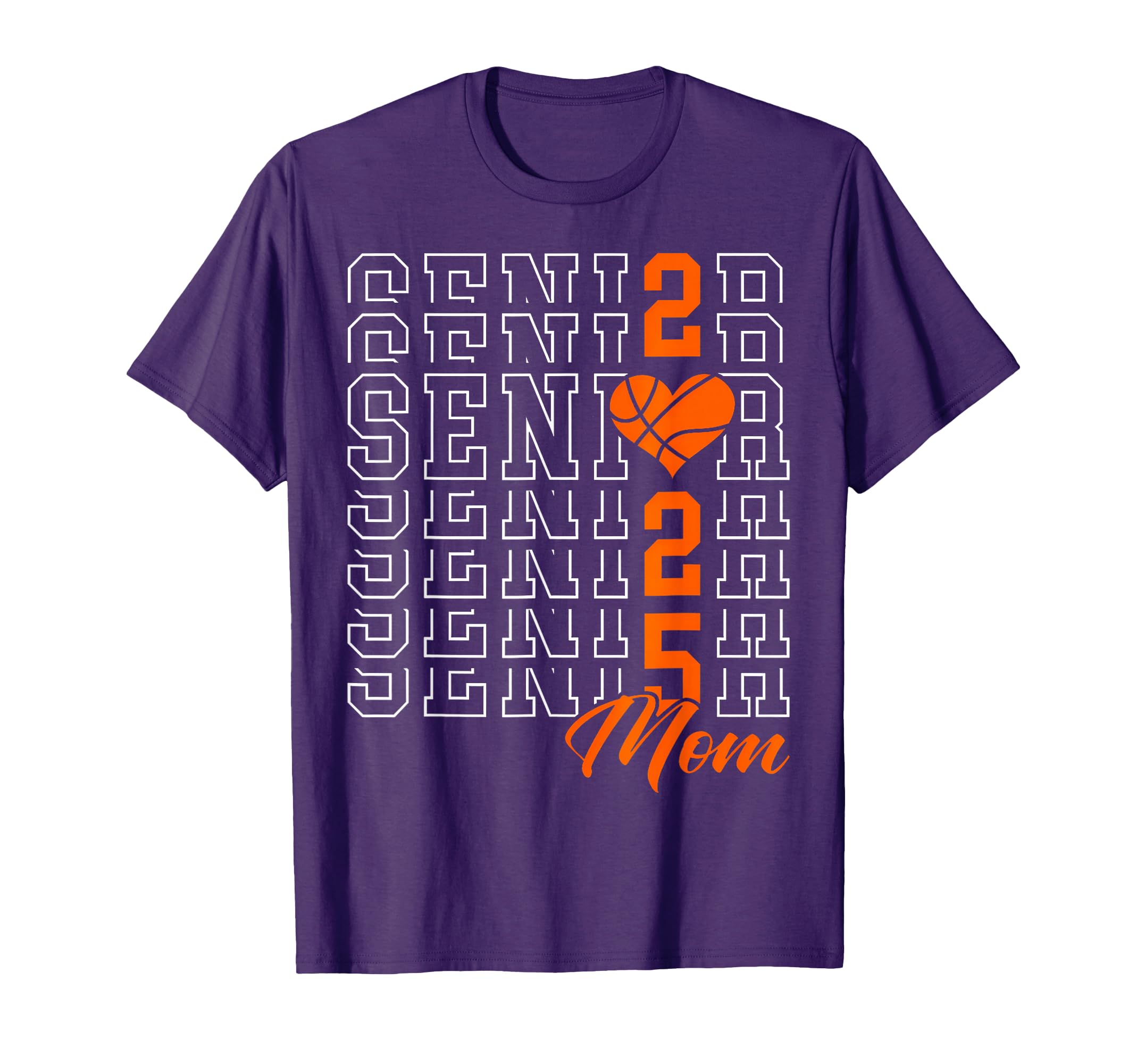 Basketball Senior Mom Graduation Class T-Shirt - Unique Graphic for Adults