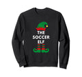 Elves Santa Soccer Elf Sporty Sweatshirt - Streetwear Style Men Women