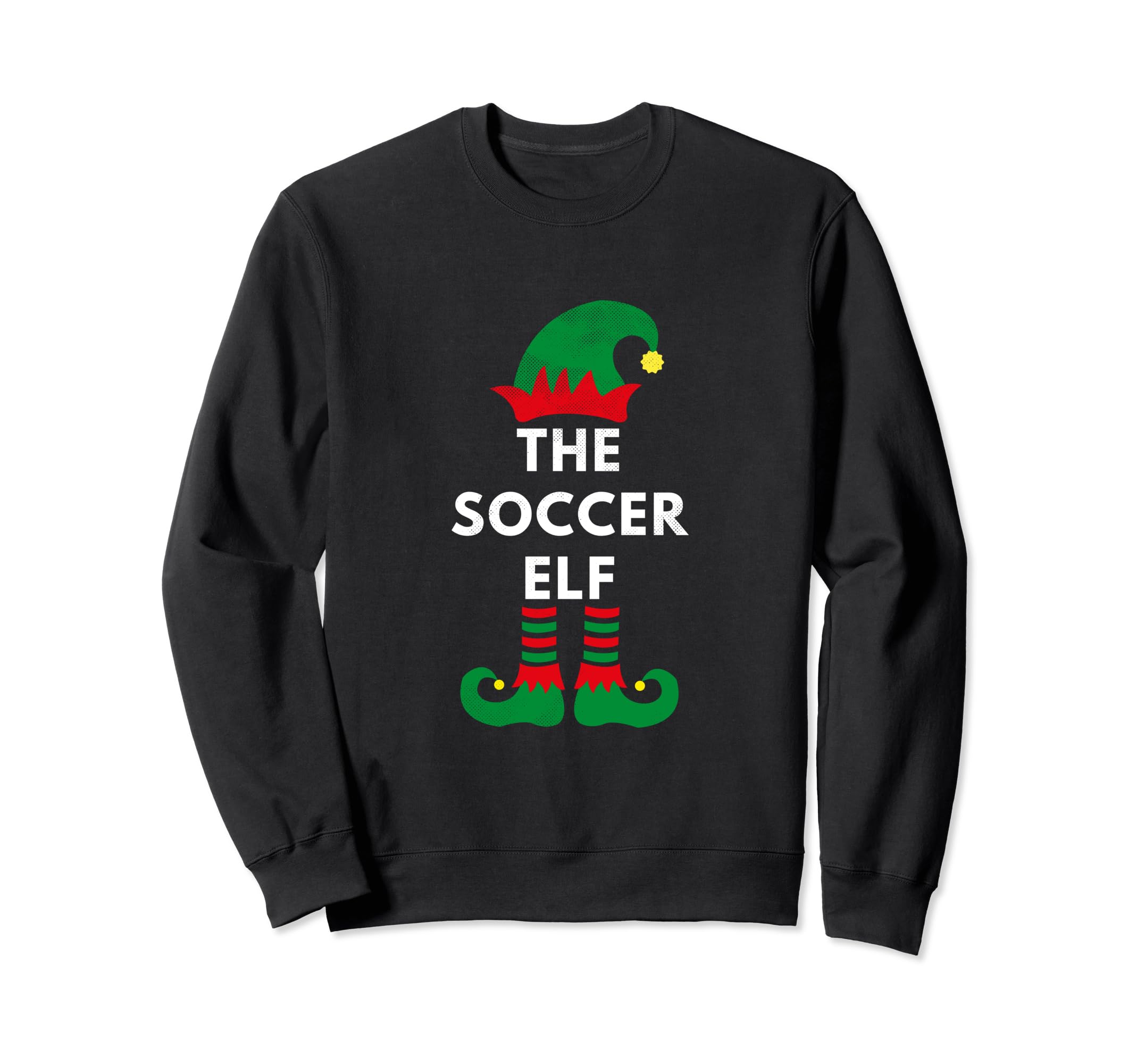 Elves Santa Soccer Elf Sporty Sweatshirt - Streetwear Style Men Women