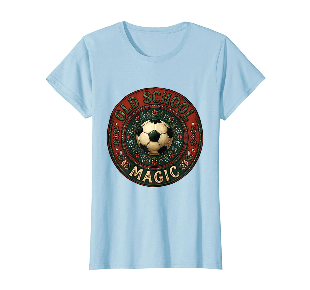 Old School Magic Soccer Ball T-Shirt - Minimalist Print Unisex