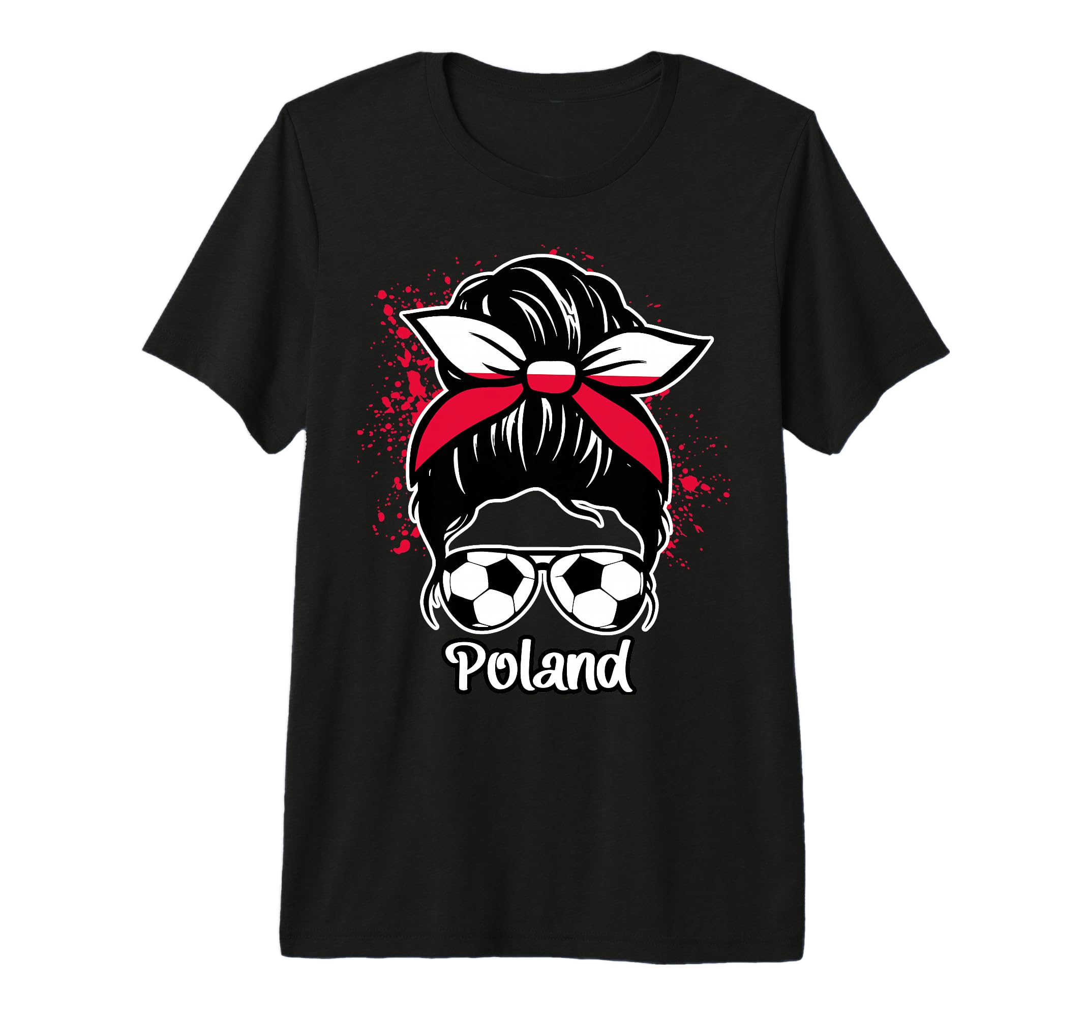 Poland Football Game Player Soccer Fan T-Shirt - Trendy Graphic Unisex