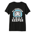 Mens Proud Hockey Keeper Papa Ice T-Shirt - Aesthetic Graphic Men Women