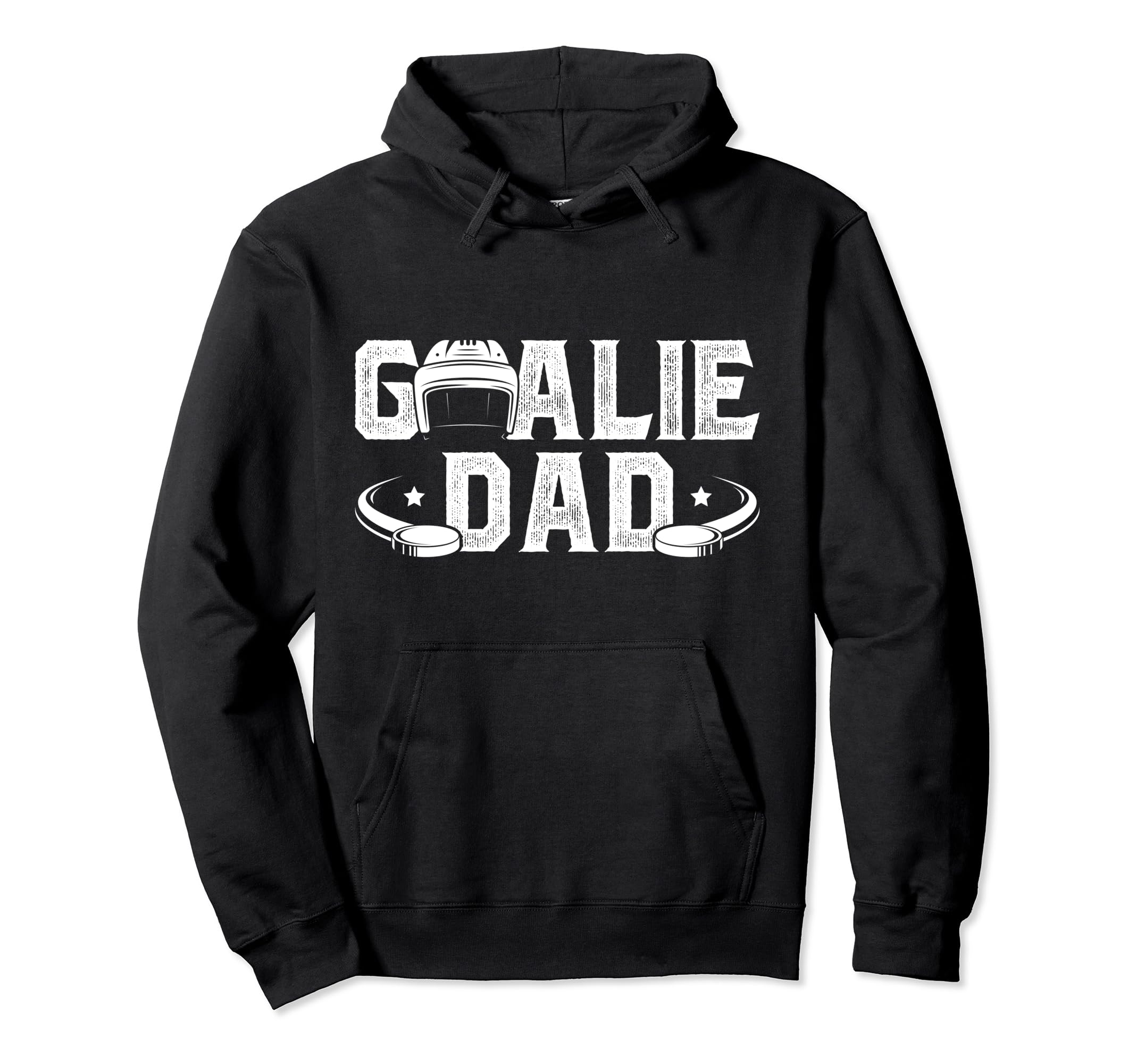 Ice Hockey Goalie Dad Hockey Hoodie - Aesthetic Graphic for Adults
