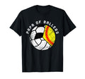 Papa Ballers Funny Softball Volleyball T-Shirt - Unique Graphic Men Women