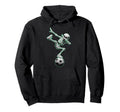 Dabbing Skeleton Soccer Spooky Season Hoodie - Streetwear Style Men Women