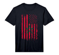 Moorish American Morocco Flag Moroccan T-Shirt - Novelty Apparel Men Women