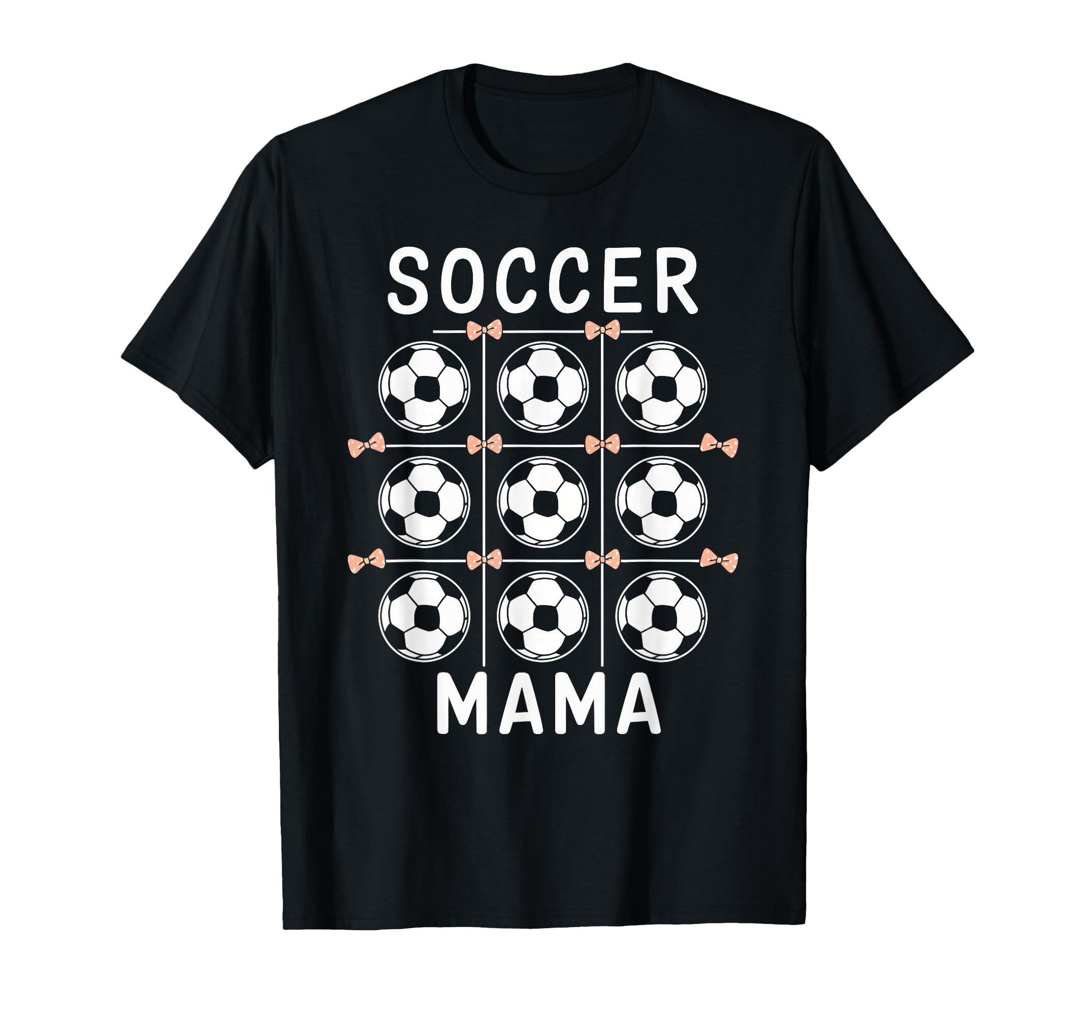 Soccer Mama Coquette Bow Soccer Mom Bow T-Shirt - Novelty Apparel Unisex