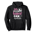 Little Sister Soccer Goalie Sister Hoodie - Fun Novelty Design Men Women