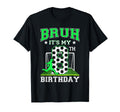 Bruh Its My 8Th Birthday Soccer Theme T-Shirt - Graphic Print Men Women