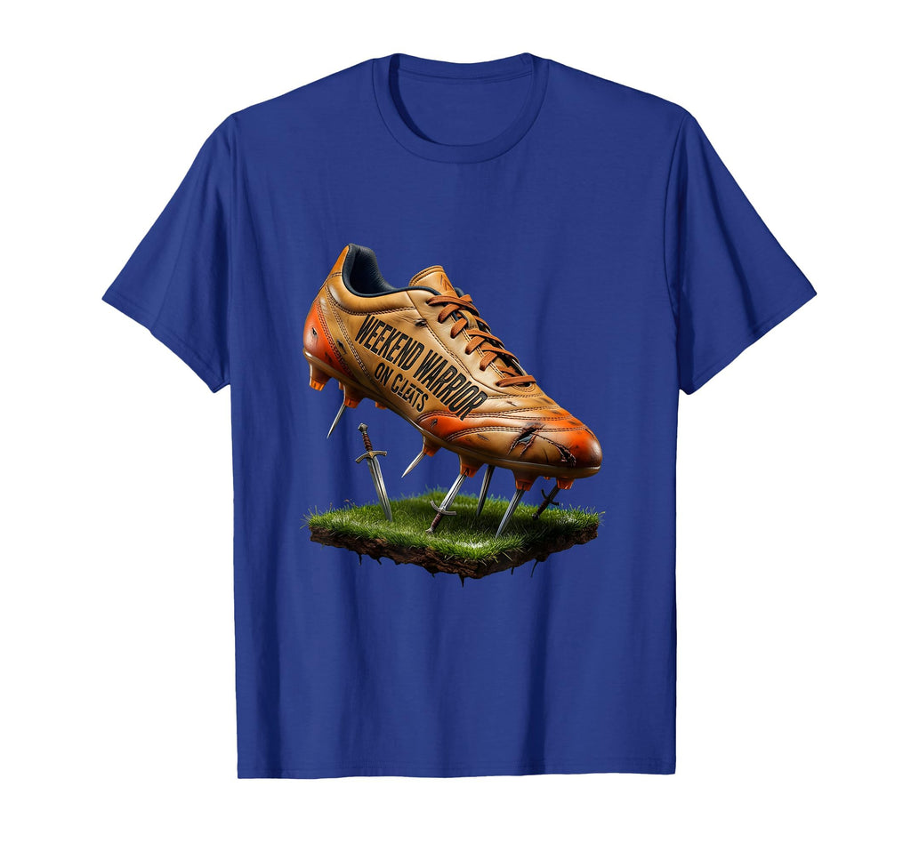 Weekend Warrior Soccer Cleats T-Shirt - Aesthetic Graphic for Adults