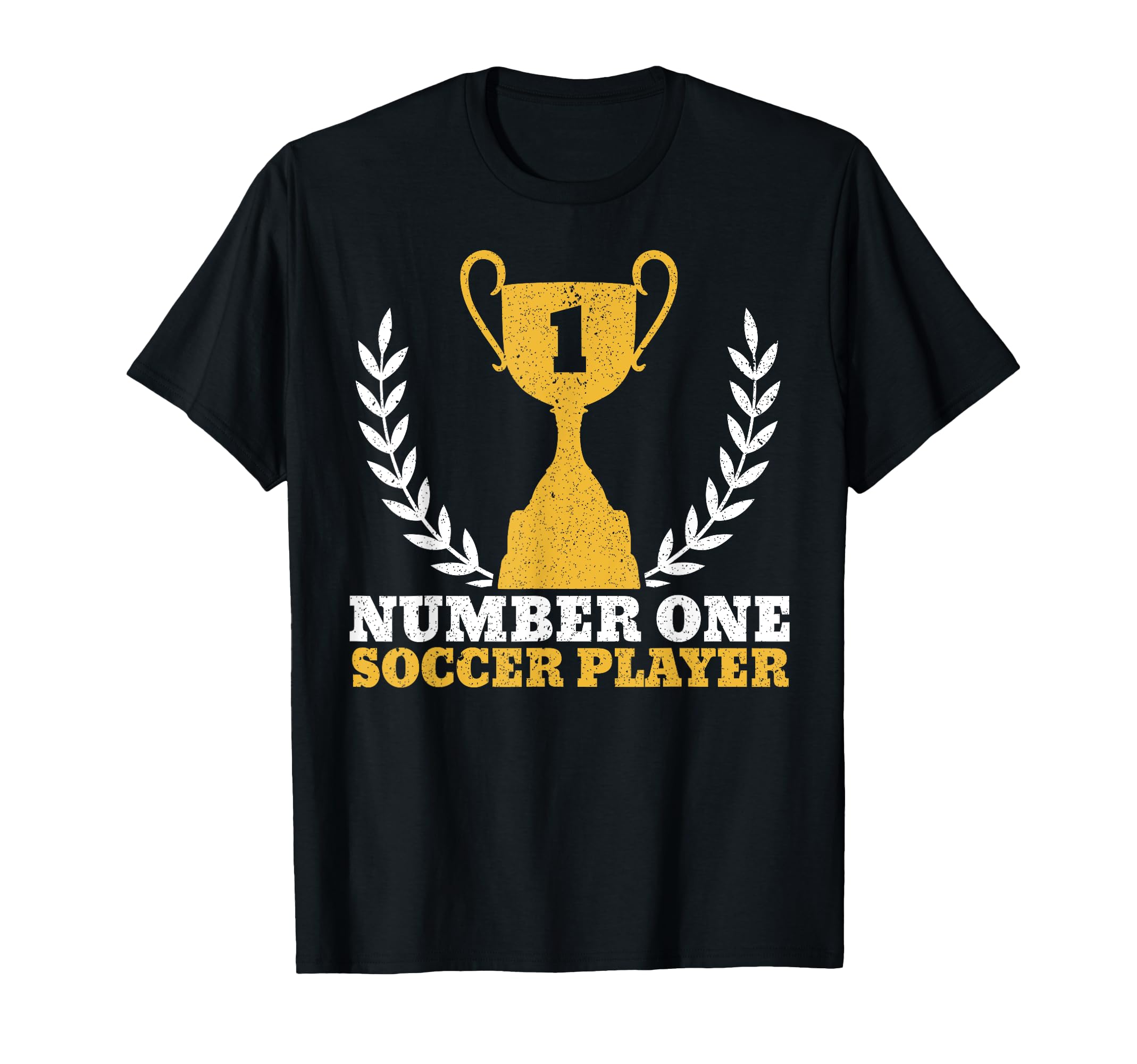Number One Soccer Player Goalkeeper Goalie T-Shirt - Unique Graphic Unisex