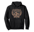 Distressed Soccer Player Lifes About Hoodie - Graphic Print Men Women