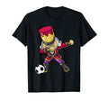 Nutcracker Dabbing Soccer Player T-Shirt - Casual Everyday Wear for Adults