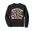 Play Heart Win Skill Patriotic Soccer Sweatshirt - Unique Graphic Unisex