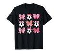 Soccer Coquette Bow Soccer Mom T-Shirt - Novelty Apparel for Adults