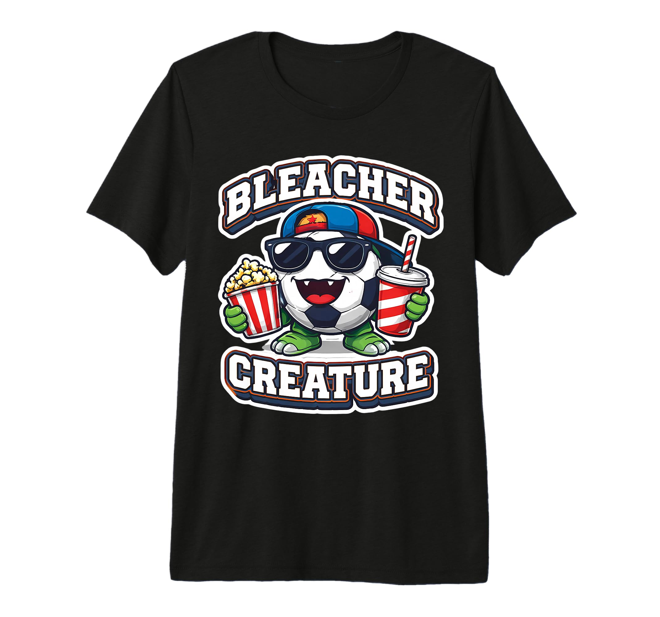 Bleacher Creature Soccer Fan T-Shirt - Streetwear Style Men Women
