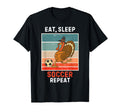 Turkey Bird Eat Sleep Soccer T-Shirt - Fun Novelty Design for Adults